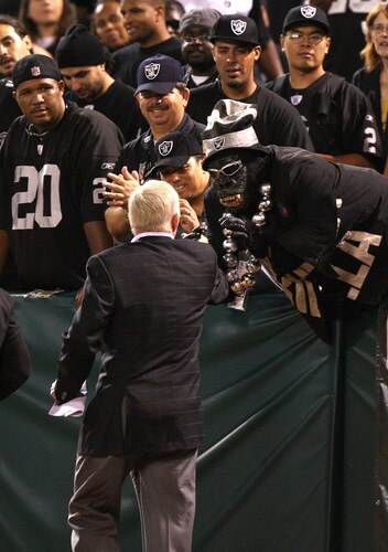 OAKLAND, CA - AUGUST 13:  Owner of the Dallas Cowboys Jerry Jones walks on the field against the Oakland Raiders during a preseason game at Oakland-Alameda County Coliseum on August 13, 2009 in Oakland, California.  <br /><br /><span class="help">(Photo by Jed Jacobsohn/Getty Images)</span>