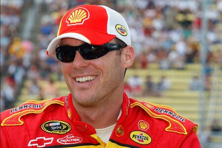 BROOKLYN, MI - AUGUST 16:  Kevin Harvick, driver of the #29 SHELL / PENNZOIL Chevrolet, looks on from the grid during the NASCAR Sprint Cup Series CARFAX 400 at Michigan International Speedway on August 16, 2009 in Brooklyn, Michigan.  <br /><br /><span class="help">(Photo by Jason Smith/Getty Images)</span>
