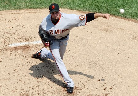 NEW YORK - AUGUST 16:  Jonathan Sanchez #57 of the San Francisco Giants pitches against the New York Mets on August 16, 2009 at Citi Field in the Flushing neighborhood of the Queens borough of New York City.  <br /><br /><span class="help">(Photo by Jim McIsaac/Getty Images)</span>