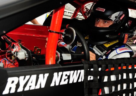 BRISTOL, TN - AUGUST 19:  NASCAR Sprint Cup driver Ryan Newman, sits in his #7 Aggressive Hydraulics Chevrolet prior to the start of the NASCAR Whelen Modified Tour at Bristol Motor Speedway on August 19, 2009 in Bristol, Tennessee.  <br /><br /><span class="help">(Photo by Rusty Jarrett/Getty Images for NASCAR)</span>