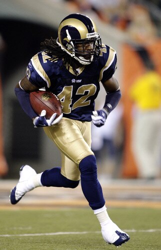 CINCINNATI, OH - AUGUST 27:  Defensive back Cord Parks #42 of the St. Louis Rams returns a kickoff during the preseason game against the Cincinnati Bengals at Paul Brown Stadium on August 27, 2009 in Cincinnati, Ohio. <br /><br /><span class="help">(Photo by Andy Lyons/Getty Images)</span>