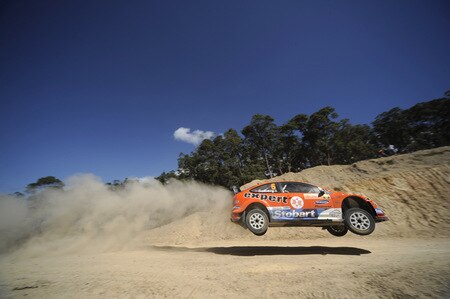 KINGSCLIFF, AUSTRALIA - SEPTEMBER 03:  Henning Solberg of Norway and Cato Menkerud of Norway compete in their VK Stobart Ford Focus  during the Repco Rally of Australia Shakedown  on September 3, 2009 in Kingscliff, Australia  <br /><br /><span class="help">(Photo by Massimo Bettiol/Getty Images)</span>