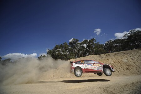 KINGSCLIFF, AUSTRALIA - SEPTEMBER 03:  Sebastien Ogier of France and Julien Ingrassia of France compete in their Junior Team Citroen C4  during the Repco Rally of Australia Shakedown at on September 3, 2009 in Kingscliff, Australia  <br /><br /><span class="help">(Photo by Massimo Bettiol/Getty Images)</span>