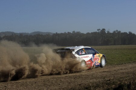 KINGSCLIFF, AUSTRALIA - SEPTEMBER 03:  Sebastien Loeb of France and Daniel Elena of Monaco compete in their Citroen C4 Total during the Repco Rally of Australia Shakedown  on September 3, 2009 in Kingscliff, Australia  <br /><br /><span class="help">(Photo by Massimo Bettiol/Getty Images)</span>