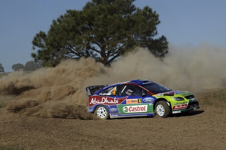 KINGSCLIFF, AUSTRALIA - SEPTEMBER 03:  Jari Matti Latvala of Finland and Mikka Anttila of Finland compete in their BP Abu Dhabi Ford Focus during the Repco Rally of Australia Shakedown on September 3, 2009 in Kingscliff, Australia  <br /><br /><span class="help">(Photo by Massimo Bettiol/Getty Images)</span>