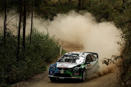 KINGSCLIFF, AUSTRALIA - SEPTEMBER 04:  Matthew Wilson of Great Britain and Scott Martin of Great Britian compete in their Ford Focus RS WRC 08 during the Repco Rally of Australia Special Stage Ten on September 4, 2009 in Kingscliff, Australia.  <br /><br /><span class="help">(Photo by Quinn Rooney/Getty Images)</span>