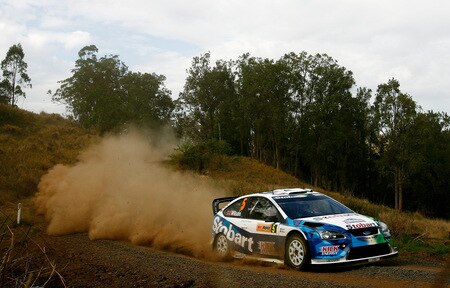 KINGSCLIFF, AUSTRALIA - SEPTEMBER 04:  Matthew Wilson of Great Britain and Scott Martin of Great Britian compete in their Ford Focus RS WRC 08 during the Repco Rally of Australia Special Stage Four on September 4, 2009 in Kingscliff, Australia.  <br /><br /><span class="help">(Photo by Quinn Rooney/Getty Images)</span>