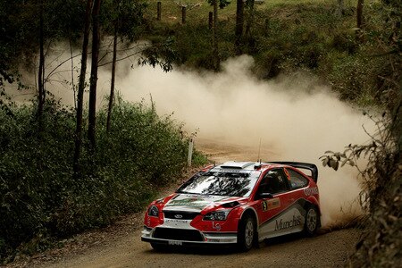 KINGSCLIFF, AUSTRALIA - SEPTEMBER 04:  Federico Villagra of Argentina and Jorge Perez Companc of Argentina compete in their Ford Focus RS WRC 08 during the Repco Rally of Australia Special Stage Ten on September 4, 2009 in Kingscliff, Australia.  <br /><br /><span class="help">(Photo by Quinn Rooney/Getty Images)</span>
