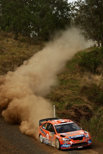 KINGSCLIFF, AUSTRALIA - SEPTEMBER 04:  Henning Solberg of Norway and Cato Menkerud of Norway compete in their Ford Focus RS WRC 08 during the Repco Rally of Australia Special Stage Four on September 4, 2009 in Kingscliff, Australia.  <br /><br /><span class="help">(Photo by Quinn Rooney/Getty Images)</span>