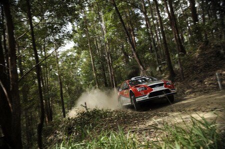 KINGSCLIFF, AUSTRALIA - SEPTEMBER 04:  Federico Villagra of Argentina and Jorge Perez Companc of Argentina compete in their Munchis Ford Focus  during day one of the Repco Rally of Australia on September 4  in Kingscliff, Australia  <br /><br /><span class="help">(Photo by Massimo Bettiol/Getty Images)</span>