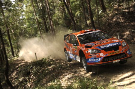KINGSCLIFF, AUSTRALIA - SEPTEMBER 04:  Henning Solberg of Norway and Cato Menkerud of Norway compete in their VK Stobart Ford Focus during  day one of the Repco Rally of Australia on September 4  in Kingscliff, Australia  <br /><br /><span class="help">(Photo by Massimo Bettiol/Getty Images)</span>
