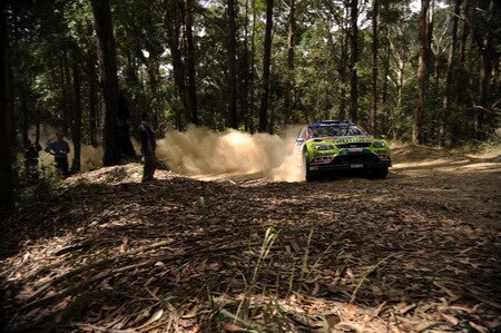 KINGSCLIFF, AUSTRALIA - SEPTEMBER 04:  Jari Matti Latvala of Finland and Mikka Anttila of Finland compete in their BP Abu Dhabi Ford Focus  during day one of the Repco Rally of Australia on September 4  in Kingscliff, Australia  <br /><br /><span class="help">(Photo by Massimo Bettiol/Getty Images)</span>