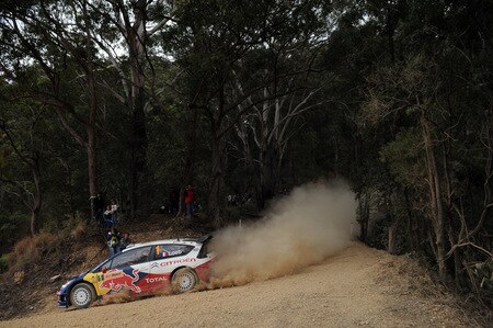 KINGSCLIFF, AUSTRALIA - SEPTEMBER 04:  Sebastien Loeb of France and Daniel Elena of France compete in their Citroen C4 Total  during day one of the Repco Rally of Australia on September 4 in Kingscliff, Australia  <br /><br /><span class="help">(Photo by Massimo Bettiol/Getty Images)</span>