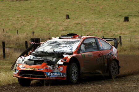 KINGSCLIFF, AUSTRALIA - SEPTEMBER 05:  Henning Solberg of Norway and Cato Menkerud of Norway compete in their Ford Focus RS WRC 08 during the Repco Rally of Australia Special Stage Seventeen on September 5, 2009 in Kingscliff, Australia.  <br /><br /><span class="help">(Photo by Quinn Rooney/Getty Images)</span>
