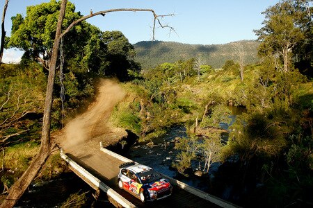 KINGSCLIFF, AUSTRALIA - SEPTEMBER 05:  Dani Sordo of Spain and Marc Marti of Spain compete in their Citroen C4 Total during the Repco Rally of Australia Special Stage 23 on September 5, 2009 in Kingscliff, Australia.  <br /><br /><span class="help">(Photo by Quinn Rooney/Getty Images)</span>