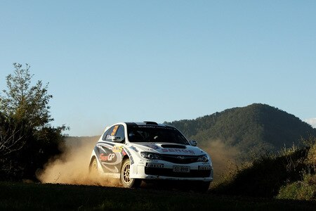 KINGSCLIFF, AUSTRALIA - SEPTEMBER 05:  Cody Crocker of Australia and Ben Atkinson of Australia compete in their Subaru Impreza WRX STI during the Repco Rally of Australia Special Stage 23 on September 5, 2009 in Kingscliff, Australia.  <br /><br /><span class="help">(Photo by Quinn Rooney/Getty Images)</span>