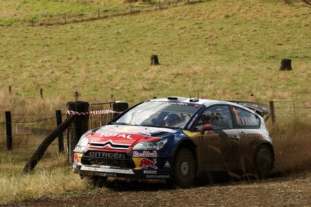 KINGSCLIFF, AUSTRALIA - SEPTEMBER 05:  Sebastien Loeb of France and Daniel Elena of Monaco compete in their Citroen C4 Total during the Repco Rally of Australia Special Stage Seventeen on September 5, 2009 in Kingscliff, Australia.  <br /><br /><span class="help">(Photo by Quinn Rooney/Getty Images)</span>