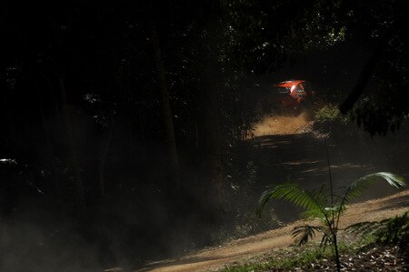 KINGSCLIFF, AUSTRALIA - SEPTEMBER 05:  Henning Solberg of Norway and Cato Menkerud of Norway  compete in their VK Stobart Ford Focus  during day two of the WRC Repco Rally of Australia on September 5  in Kingscliff, Australia  <br /><br /><span class="help">(Photo by Massimo Bettiol/Getty Images)</span>