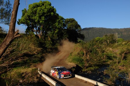 KINGSCLIFF, AUSTRALIA - SEPTEMBER 05:  Sebastien Loeb of France and Daniel Elena of Monaco compete in their Citroen C 4 Total  during day two of the WRC  Repco Rally of Australia on September 5  in Kingscliff, Australia  <br /><br /><span class="help">(Photo by Massimo Bettiol/Getty Images)</span>