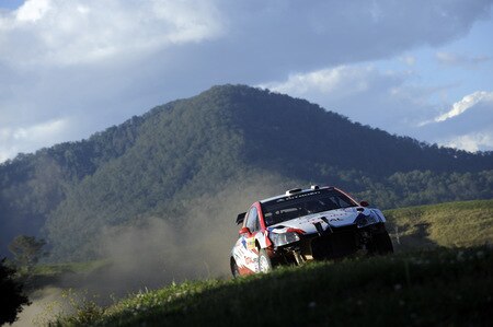 KINGSCLIFF, AUSTRALIA - SEPTEMBER 05:  Sebastien Ogier of France and Julien Ingrassia of France compete in their Citron C 4 Junior Team   during day two of the WRC Repco Rally of Australia on September 5  in Kingscliff, Australia  <br /><br /><span class="help">(Photo by Massimo Bettiol/Getty Images)</span>