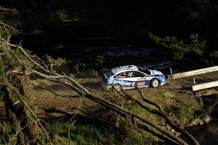 KINGSCLIFF, AUSTRALIA - SEPTEMBER 05:  Matthew Wilson of Great Britain and Scott Martin of Great Britain compete in their VK Stobart Ford Focus  during day two of the WRC Repco Rally of Australia on September 5  in Kingscliff, Australia  <br /><br /><span class="help">(Photo by Massimo Bettiol/Getty Images)</span>
