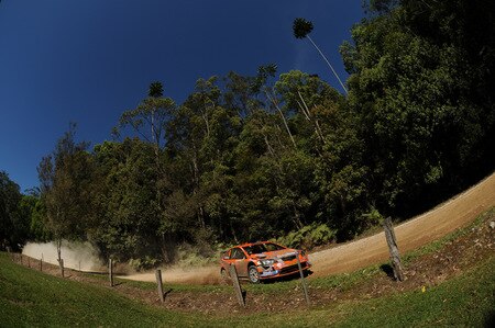 KINGSCLIFF, AUSTRALIA - SEPTEMBER 05:  Henning Solberg of Norway and Cato Menkerud of Norway  compete in their VK Stobart Ford Focus  during day two of the WRC Repco Rally of Australia on September 5  in Kingscliff, Australia  <br /><br /><span class="help">(Photo by Massimo Bettiol/Getty Images)</span>