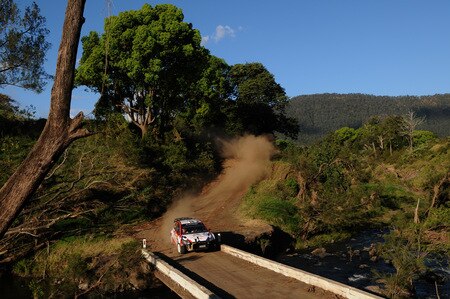 KINGSCLIFF, AUSTRALIA - SEPTEMBER 05:  Sebastien Ogier of France and Julien Ingrassia of France compete in their Citron C 4 Junior Team   during day two of the WRC Repco Rally of Australia on September 5  in Kingscliff, Australia  <br /><br /><span class="help">(Photo by Massimo Bettiol/Getty Images)</span>