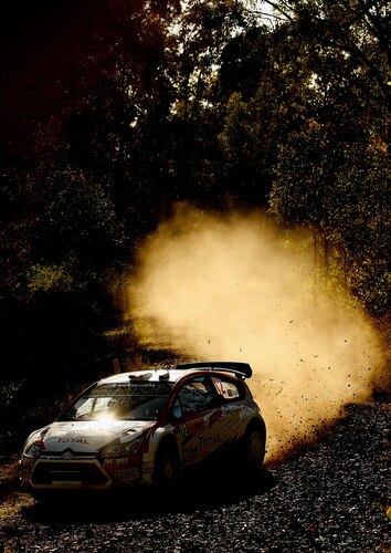 KINGSCLIFF, AUSTRALIA - SEPTEMBER 06:  Sebastien Ogier of France and Julien Ingrassia of France compete in their Citroen C4 Total during the Repco Rally of Australia Special Stage 27 on September 6, 2009 in Kingscliff, Australia.  <br /><br /><span class="help">(Photo by Quinn Rooney/Getty Images)</span>