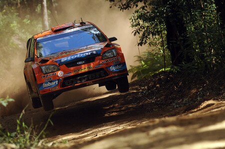 KINGSCLIFF, AUSTRALIA - SEPTEMBER 06:  Henning Solberg of Norway and Cato Menkerud of Norway compete in their VK Stobart Ford Focus during day three of the WRC  Repco Rally of Australia on September 6, 2009   in Kingscliff, Australia  <br /><br /><span class="help">(Photo by Massimo Bettiol/Getty Images)</span>