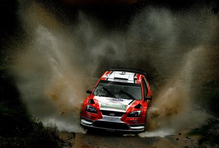 KINGSCLIFF, AUSTRALIA - SEPTEMBER 06:  Federico Villagra of Argentina and Jorge Perez Companc of Argentina compete in their Ford Focus RS WRC 08 during the Repco Rally of Australia Special Stage 32 on September 6, 2009 in Kingscliff, Australia.  <br /><br /><span class="help">(Photo by Quinn Rooney/Getty Images)</span>