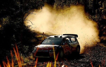 KINGSCLIFF, AUSTRALIA - SEPTEMBER 06:  Sebastien Loeb of France and Daniel Elena of Monaco compete in their Citroen C4 Total during the Repco Rally of Australia Special Stage 27 on September 6, 2009 in Kingscliff, Australia.  <br /><br /><span class="help">(Photo by Quinn Rooney/Getty Images)</span>