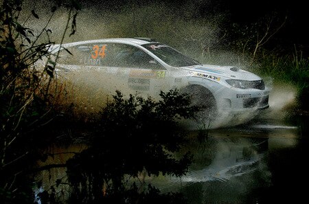 KINGSCLIFF, AUSTRALIA - SEPTEMBER 06:  Gianluca Linari of Italy and Andrea Cecchi of Italy compete in their Subaru Impreza WRX STI during the Repco Rally of Australia Special Stage 27 on September 6, 2009 in Kingscliff, Australia.  <br /><br /><span class="help">(Photo by Quinn Rooney/Getty Images)</span>