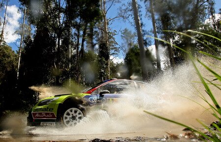 KINGSCLIFF, AUSTRALIA - SEPTEMBER 06:  Jari Matti Latvala of Finland and Mikka Anttila of Finland compete in their BP Abu Dhabi Ford Focus during the Repco Rally of Australia Special Stage 32 on September 6, 2009 in Kingscliff, Australia.  <br /><br /><span class="help">(Photo by Quinn Rooney/Getty Images)</span>