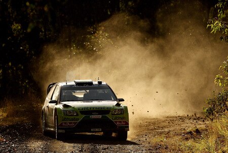 KINGSCLIFF, AUSTRALIA - SEPTEMBER 06:  Mikko Hirvonen of Finland and Jarmo Lehtinen of Finland compete in their BP Abu Dhabi Ford Focus during the Repco Rally of Australia Special Stage 27 on September 6, 2009 in Kingscliff, Australia.  <br /><br /><span class="help">(Photo by Quinn Rooney/Getty Images)</span>
