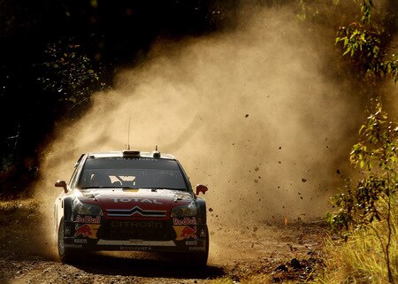 KINGSCLIFF, AUSTRALIA - SEPTEMBER 06:  Sebastien Loeb of France and Daniel Elena of Monaco compete in their Citroen C4 Total during the Repco Rally of Australia Special Stage 27 on September 6, 2009 in Kingscliff, Australia.  <br /><br /><span class="help">(Photo by Quinn Rooney/Getty Images)</span>