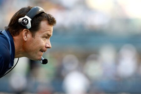 SEATTLE , WA - SEPTEMBER 13:  Head Coach Jim Mora of the Seattle Seahawks stands on the side line agains the St. Louis Rams at Qwest Field on September 13, 2009 in Seattle, Washington.  <br /><br /><span class="help">(Photo by Jonathan Ferrey/Getty Images)</span>