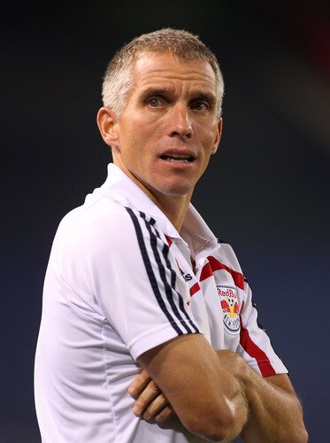 EAST RUTHERFORD, NJ - SEPTEMBER 18:  Interim Head Coach Richie Williams of the New York Red Bulls looks on against the New England Revolution at Giants Stadium in the Meadowlands on September 18, 2009 in East Rutherford, New Jersey.  <br /><br /><span class="help">(Photo by Mike Stobe/Getty Images for New York Red Bull)</span>