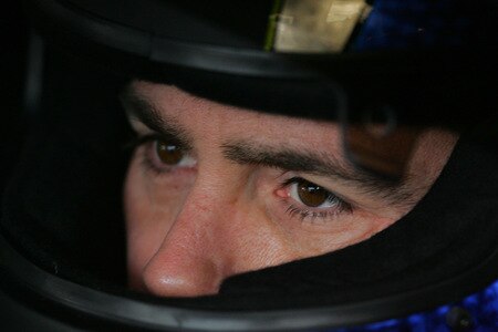 LOUDON, NH - SEPTEMBER 19: Jimmie Johnson, driver of the #48 Lowe's Chevrolet, sits in the car during practice for the NASCAR Sprint Cup Series Sylvania 300 at the New Hampshire Motor Speedway on September 19, 2009 in Loudon, New Hampshire  <br /><br /><span class="help">(Photo by Chris Trotman/Getty Images)</span>