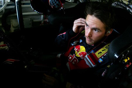LOUDON, NH - SEPTEMBER 19:  Scott Speed, driver of the #82 Red Bull Toyota, prepares to drive during practice for the NASCAR Sprint Cup Series Sylvania 300 at the New Hampshire Motor Speedway on September 19, 2009 in Loudon, New Hampshire  <br /><br /><span class="help">(Photo by Todd Warshaw/Getty Images for NASCAR)</span>