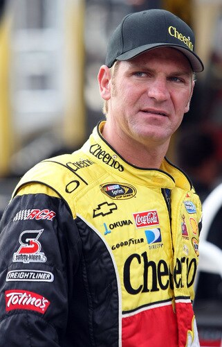 LOUDON, NH - SEPTEMBER 19:  Clint Bowyer, driver of the #33 Cheerios/Hamburger Helper Chevrolet, walks in the garage during practice for the NASCAR Sprint Cup Series Sylvania 300 at the New Hampshire Motor Speedway on September 19, 2009 in Loudon, New Hampshire  <br /><br /><span class="help">(Photo by Elsa/Getty Images for NASCAR)</span>