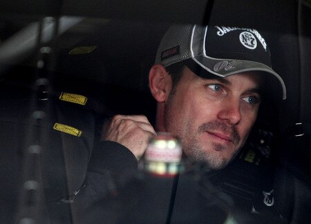 LOUDON, NH - SEPTEMBER 19:  Casey Mears, driver of the #07 Jack Daniel's Chevrolet, sits in his car during practice for the NASCAR Sprint Cup Series Sylvania 300 at the New Hampshire Motor Speedway on September 19, 2009 in Loudon, New Hampshire  <br /><br /><span class="help">(Photo by Elsa/Getty Images for NASCAR)</span>