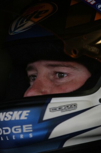 LOUDON, NH - SEPTEMBER 19:  Kurt Busch, driver of the #2 Miller Lite Dodge, sits in his car during practice for the NASCAR Sprint Cup Series Sylvania 300 at the New Hampshire Motor Speedway on September 19, 2009 in Loudon, New Hampshire  <br /><br /><span class="help">(Photo by Chris Trotman/Getty Images)</span>