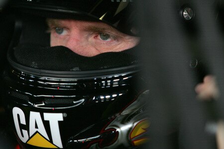 LOUDON, NH - SEPTEMBER 19:  Jeff Burton, driver of the #31 Caterpillar Toyota, sits in his car during practice for the NASCAR Sprint Cup Series Sylvania 300 at the New Hampshire Motor Speedway on September 19, 2009 in Loudon, New Hampshire  <br /><br /><span class="help">(Photo by Todd Warshaw/Getty Images for NASCAR)</span>
