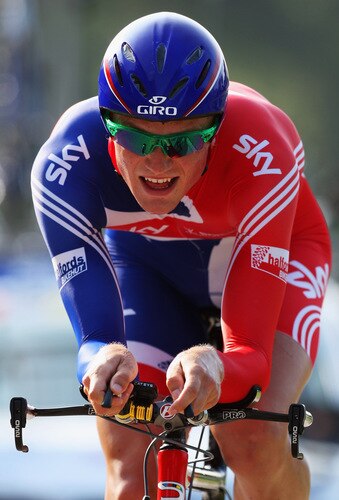 MENDRISIO, SWITZERLAND - SEPTEMBER 23:  Andrew Fenn of Great Britain in action in the Men's Under 23 Time Trial at the 2009 UCI Road World Championships on September 23, 2009 in Mendrisio, Switzerland.  <br /><br /><span class="help">(Photo by Bryn Lennon/Getty Images)</span>