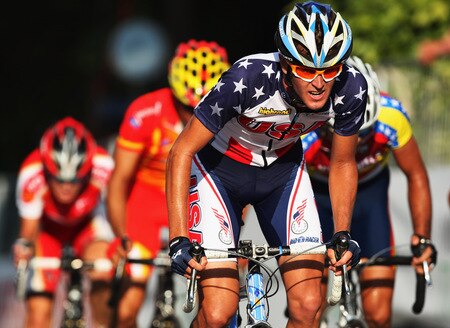 MENDRISIO, SWITZERLAND - SEPTEMBER 26:  Peter Stetina of the USA in action in the Men's Under 23 Road Race at the 2009 UCI Road World Championships on September 26, 2009 in Mendrisio, Switzerland.  <br /><br /><span class="help">(Photo by Bryn Lennon/Getty Images)</span>
