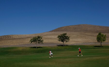 DANVILLE, CA - SEPTEMBER 26:  Lorena Ochoa walks down the 3rd hole during the third round of the CVS/pharmacy LPGA Challenge at Blackhawk Country Club on September 26, 2009 in Danville, California.  <br /><br /><span class="help">(Photo by Jonathan Ferrey/Getty Images)</span>
