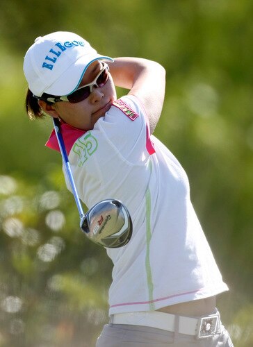 DANVILLE, CA - SEPTEMBER 26:  Sun Young Yoo of South Korea tees off on the 3rd hole during the third round of the CVS/pharmacy LPGA Challenge at Blackhawk Country Club on September 26, 2009 in Danville, California.  <br /><br /><span class="help">(Photo by Jonathan Ferrey/Getty Images)</span>