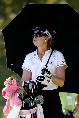 DANVILLE, CA - SEPTEMBER 26:  Paula Creamer waits to tee off on the 7th hole during the third round of the CVS/pharmacy LPGA Challenge at Blackhawk Country Club on September 26, 2009 in Danville, California.  <br /><br /><span class="help">(Photo by Jonathan Ferrey/Getty Images)</span>