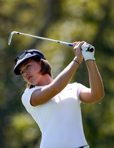 DANVILLE, CA - SEPTEMBER 26:  Vicky Hurst tees off on the 7th hole during the third round of the CVS/pharmacy LPGA Challenge at Blackhawk Country Club on September 26, 2009 in Danville, California.  <br /><br /><span class="help">(Photo by Jonathan Ferrey/Getty Images)</span>
