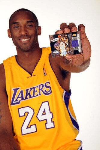 EL SEGUNDO, CA - SEPTEMBER 29:  Kobe Bryant #24 of the Los Angeles Lakers poses for a portrait as a spokesperson for Panini trading cards during 2009 NBA Media Day on September 29, 2009 at Toyota Sports Center in El Segundo, California. <br /><br /><span class="help">(Photo by Andrew D. Bernstein/NBAE via Getty Images)</span>